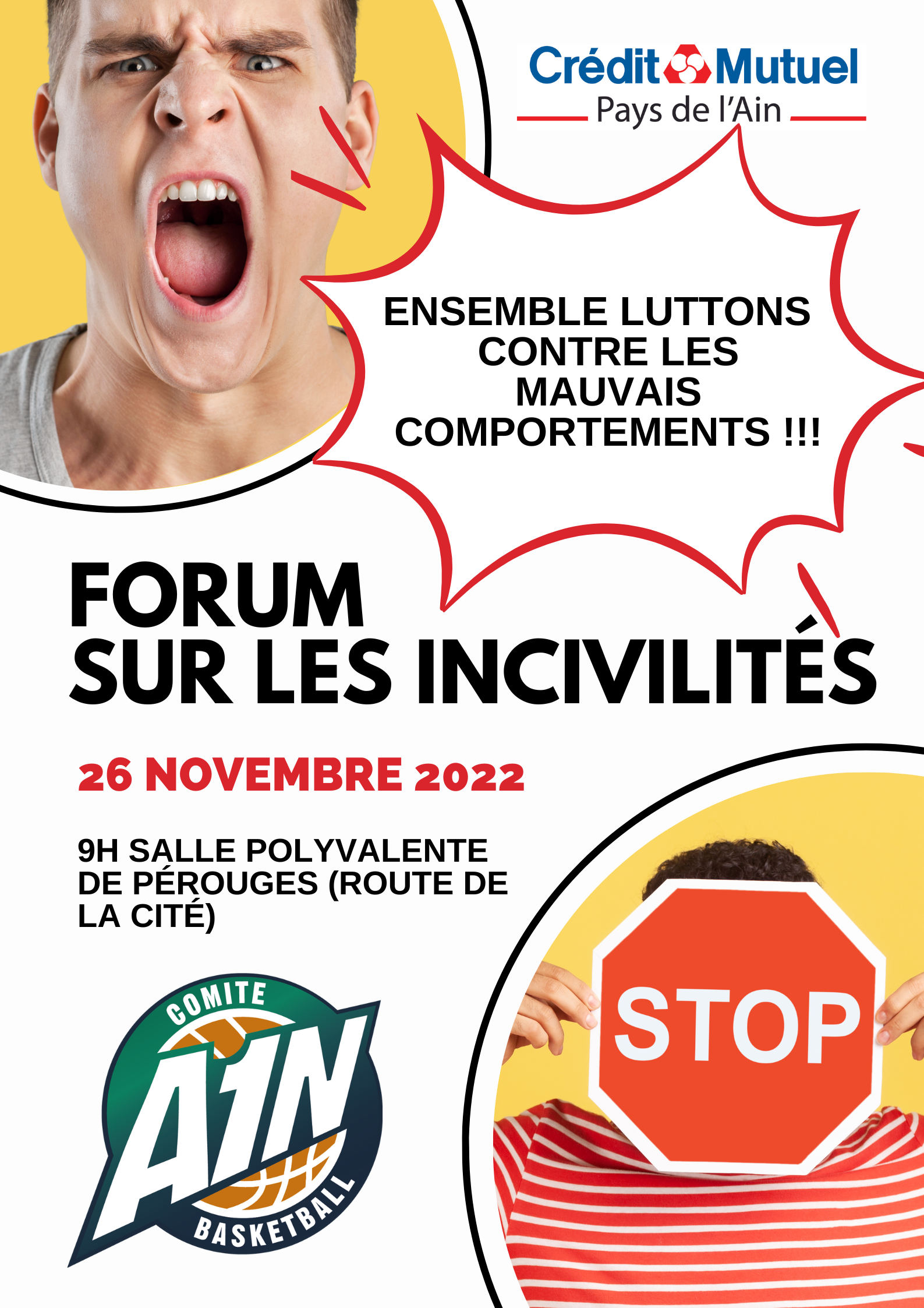 Affiche Forum Incivilités