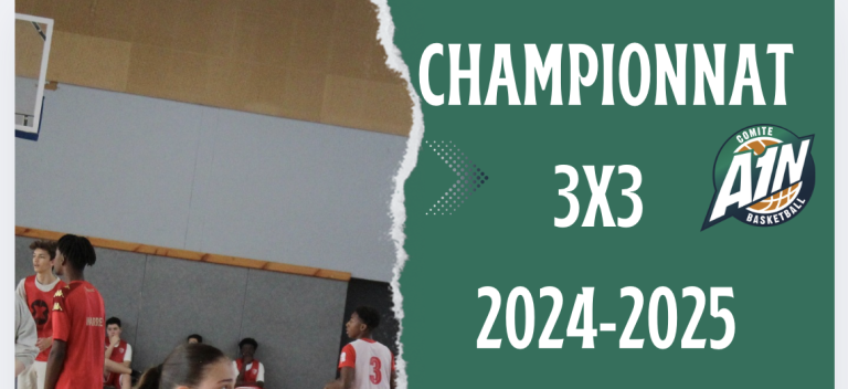 Ouverture des inscriptions pour l’étape 3 du championnat départemental 3X3