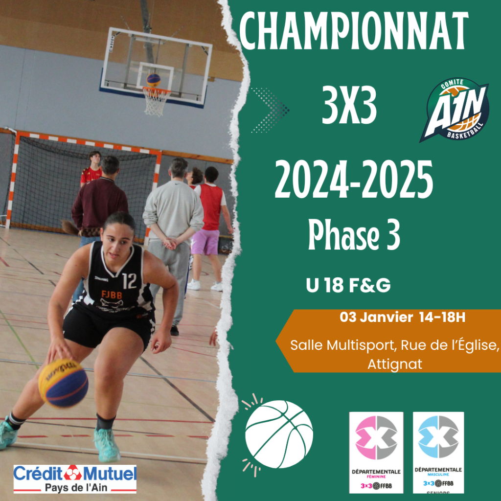 Championnat 3x3 2024 2025 étape 3 3